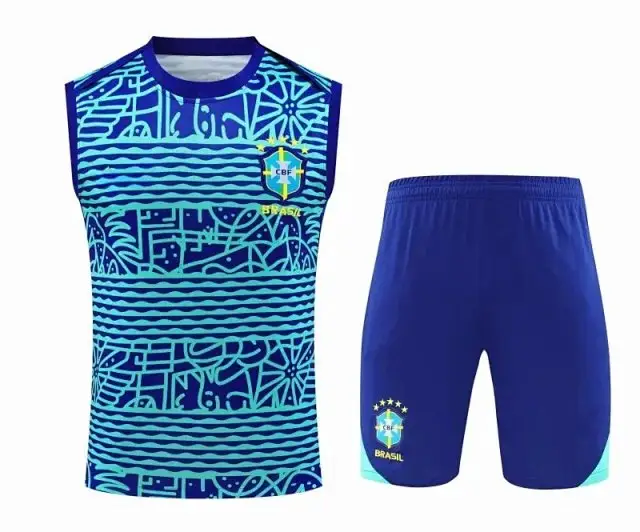 2425 Brazil Training clothes suit vest Fan version