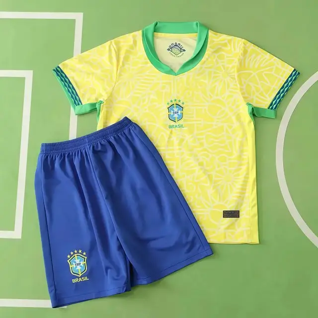 2024 season Brazil home Kids kit