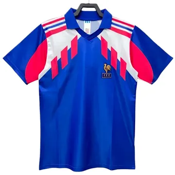 1990 season France Home retro Fan version