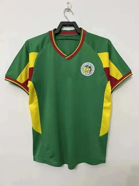 02 season Senegal Green retro Fan version
