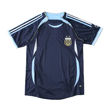 06 season Argentina away retro Fan version