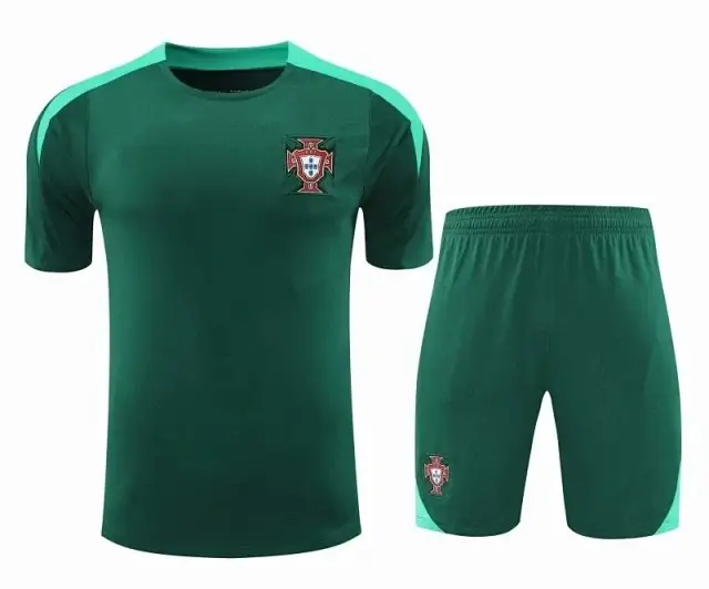 2425 Portugal Training clothes suit Short sleeve Fan version