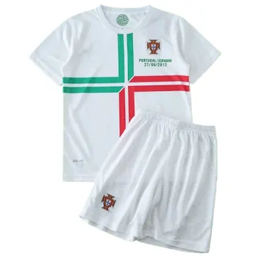 1213 Portugal away retro Kids kit