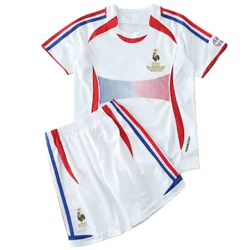 2006 France away retro Kids kit