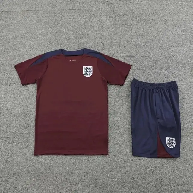 2425 England Training clothes suit Short sleeve Fan version