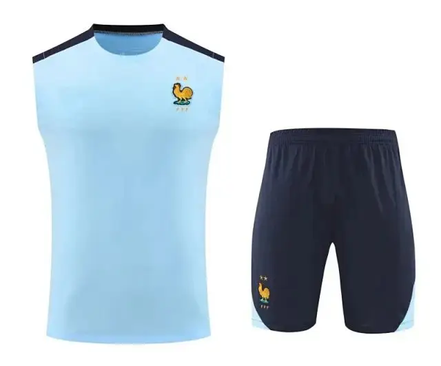 2425 France Training clothes suit vest Fan version