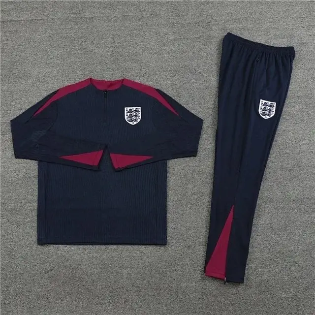 2425 England red Training suit set Player version