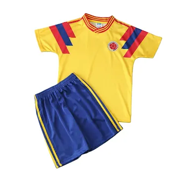1990 season Colombia home retro Kids kit