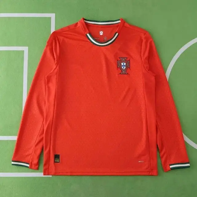2526 season Portugal home Long sleeved Fan version