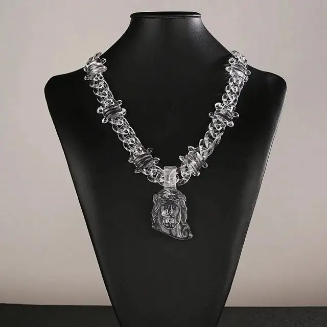 Jesus Crown of Thorns Chain Pendant Necklace