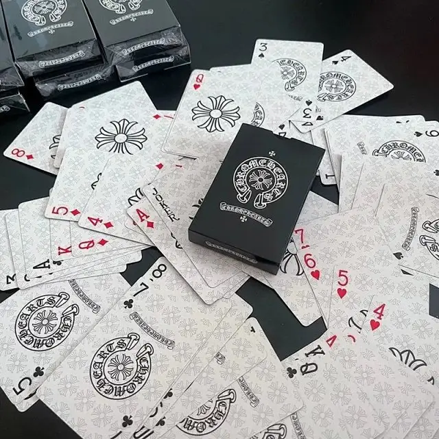 Chrome Hearts Black Jack Cards