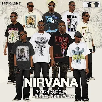 2025 New Nirvana Vintage Short Sleeve T-Shirt