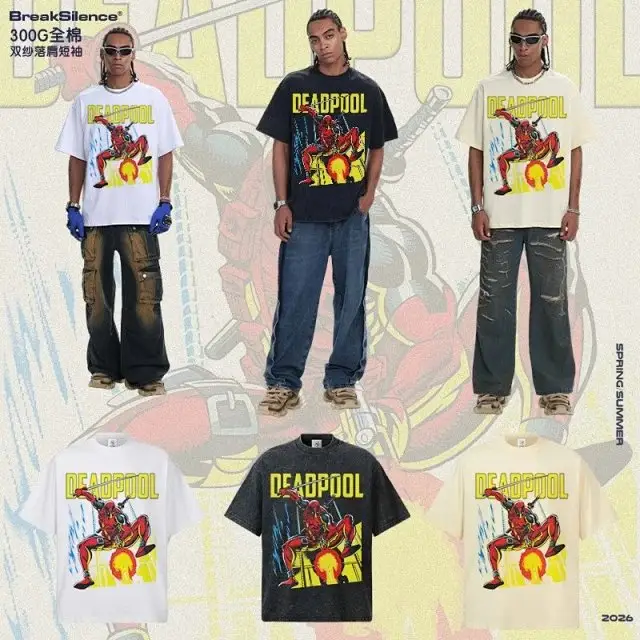 2026 Spring/Summer Men's Loose-Fit Short-Sleeve Tops