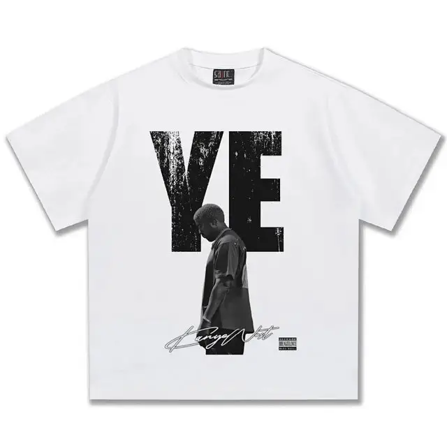 2025 American Streetwear Heavyweight Short-Sleeve T-Shirt for Men
