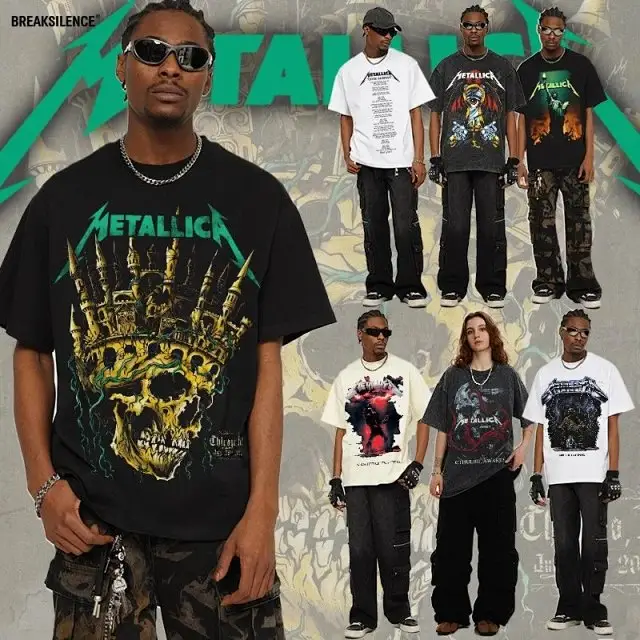 Metallica 300gsm Heavyweight Short Sleeve T-Shirt
