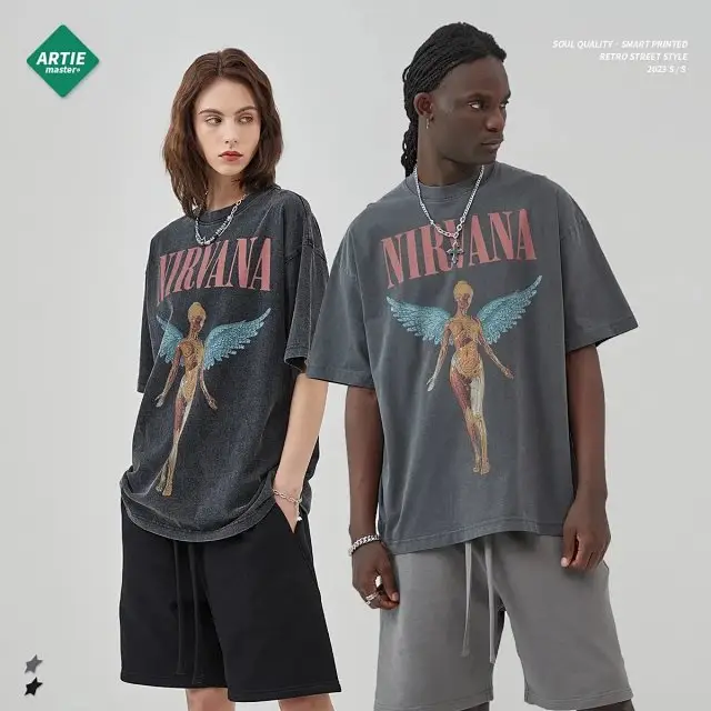Men's Loose-Fit 100% Cotton Short Sleeve T-Shirt