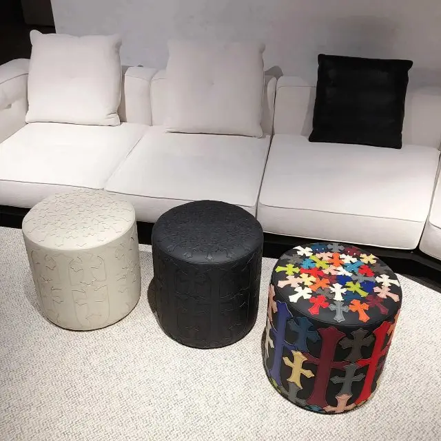 Chrome Hearts Cylindrical Stool
