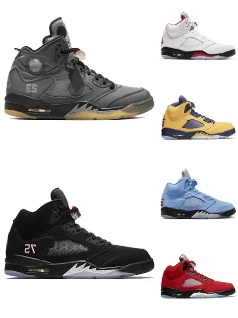 Lots of Jordan 5's