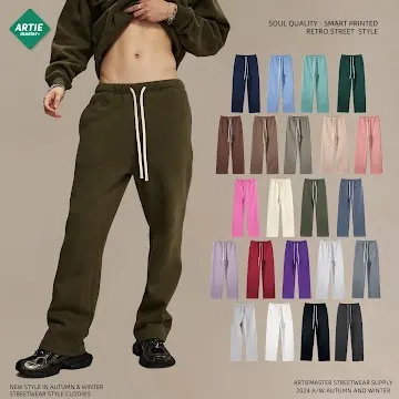 2026 Fall Winter Men's Fleece-Lined Casual Trousers